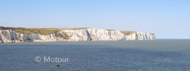 White Cliffs of Dover tijdens motorvakantiereis van Motour