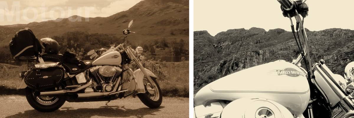 Harley Davidson details  motorreis Ierland