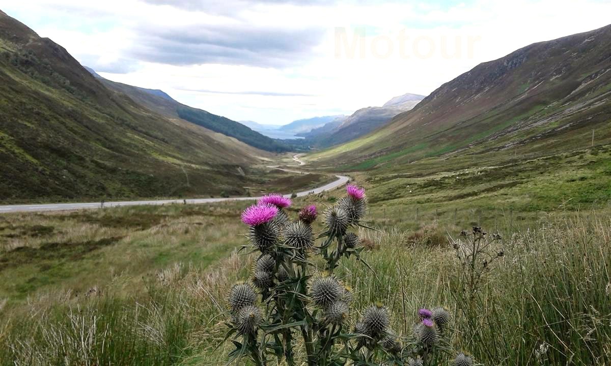 Glen Coe Schotland vergezicht door de vallei